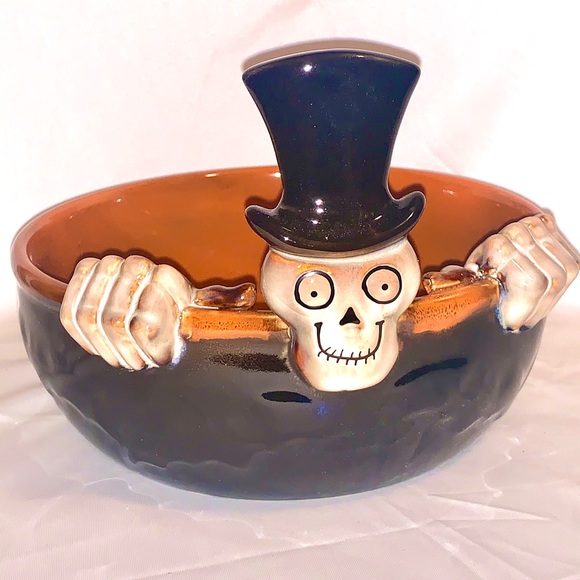 Yankee Candle Other - Yankee Candle Boney Bunch Lg Candy Bowl Halloween